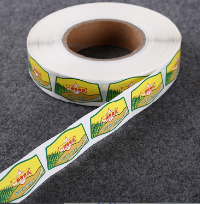 厂家定制卷筒不干胶标签制做贴纸食品透明卷标PVC不干胶标签定做