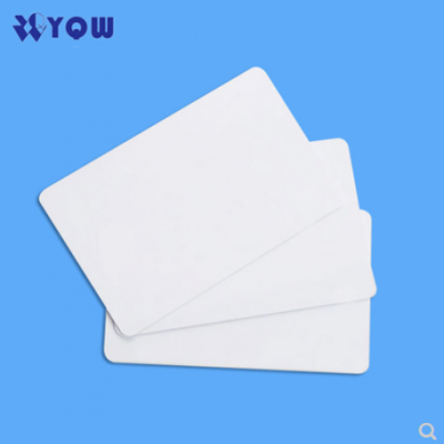 定制 喷墨小白卡 PVC card有涂层可打印喷墨卡 普通可带芯片卡