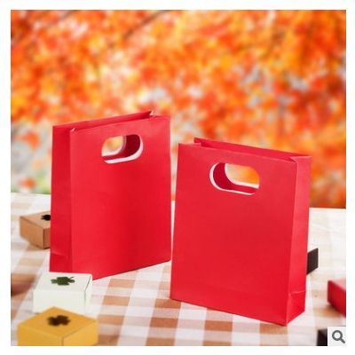 结婚礼品袋纸袋手提红色礼物袋子创意设计节日回礼袋创意设计包邮