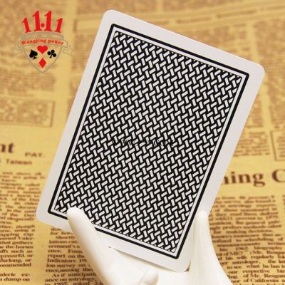 深圳厂家专业定制印刷30丝哑白pvc塑料扑克牌防水耐磨