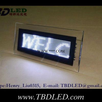 LED桌面显示屏贴片屏 四字台式屏 LED发光桌面立牌