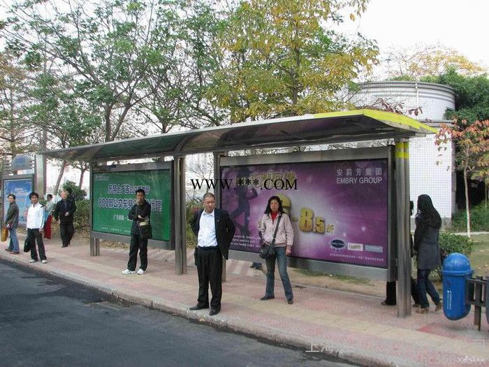 供应上海公交候车亭-灯箱-广告宣传栏-指示牌厂家