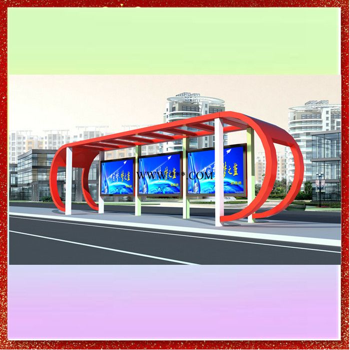 腾景TJ2016赣州市广告灯箱候车亭-公交站台制造厂家