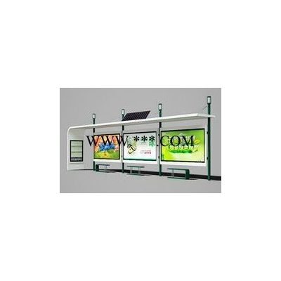 金德JD-TYN002 太阳能候车亭，公交候车亭，广告垃圾箱、指路牌、宣传栏、阅报栏、广告灯箱的制作厂家