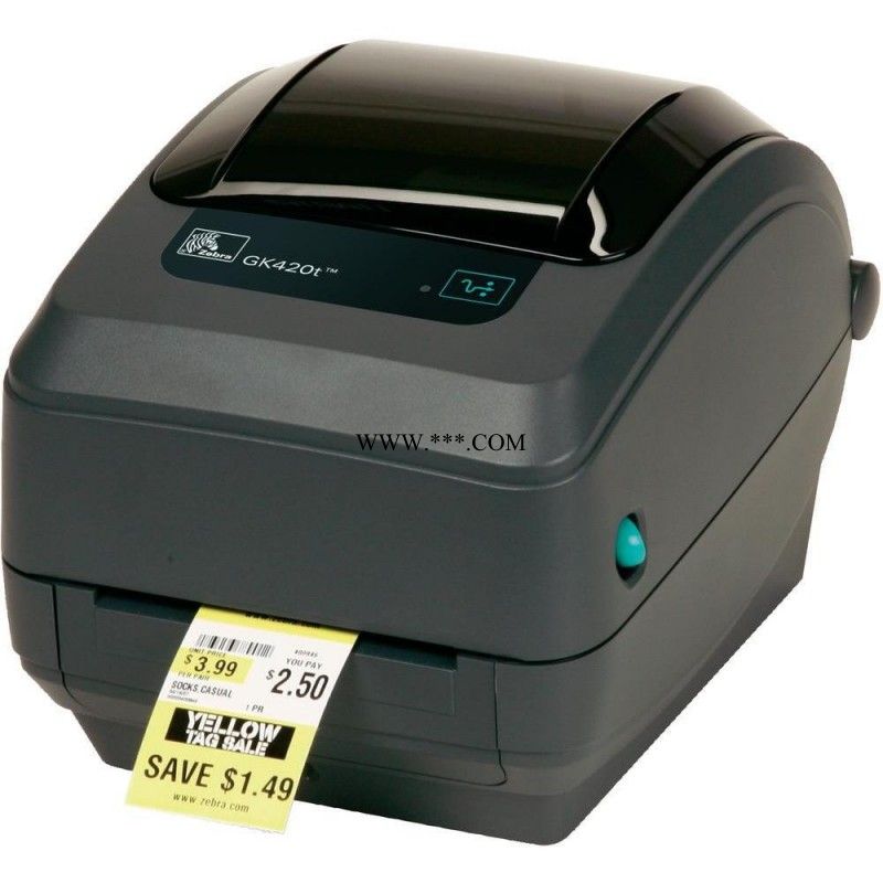 Zebra 斑马GK420T 不干胶条形码打印机 桌面型条码机 物流标签机