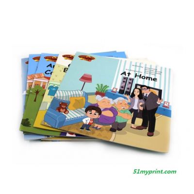 印刷儿童画册 英语早教辅教书 儿童英语绘本 印刷故事书