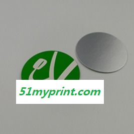 益拓  logo印刷铝箔封口垫片 规格材质彩印复合密封材料厂家  封口膜定制  欢迎订购