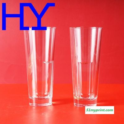 东莞工厂定制 14oz塑料果汁饮料杯 AS透明塑料茶水杯 创意广告杯塑胶杯 印刷图案logo