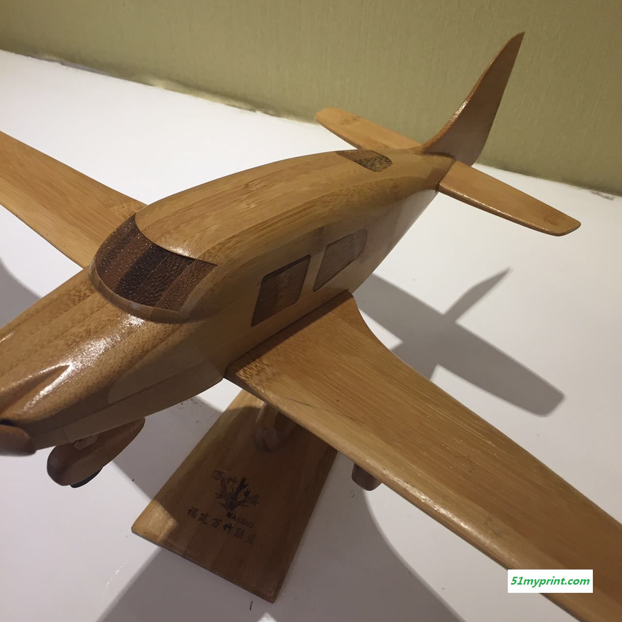 厂家直销竹制飞机模型 竹木航空仿真飞机模型 航模礼品 工艺品