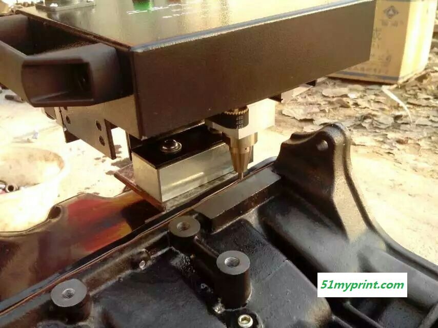 工程机械球墨铸铁件编号字符制作打标机 加深刻印打号机