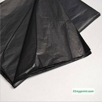 厂家直销14g大规格防潮纸环保型黑色拷贝纸 衣服包装纸