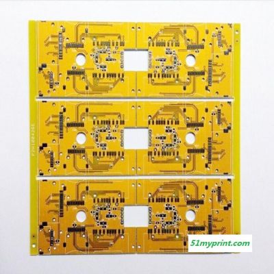 PCB黄色电路板 捷科供应PCB黄色电路板 加工制作 电路板采用KB环氧玻纤板黄色油墨生产 厂家直销