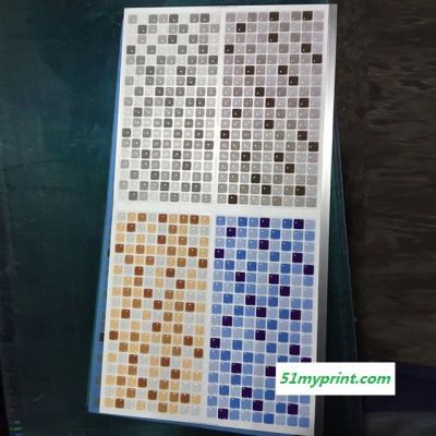 水晶滴塑透明环保PVC水晶贴纸 彩色印刷马赛克墙纸滴胶商标