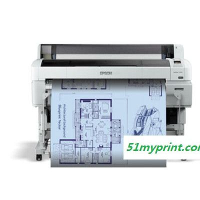 EPSON爱普生T7280D大幅面打印机工程线条图工程渲染图图文冰晶画.报纸.蓝纸打样 EPSON 爱普生