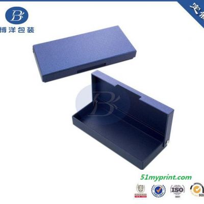 各简约时尚蓝色礼品纸盒 手表纸盒 可来图定制生产