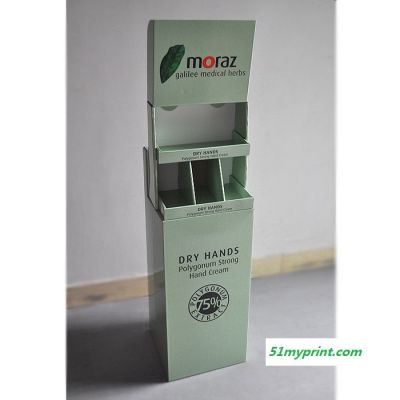 ZHJ025 天津市纸盒厂生产加工 彩色纸盒 纸货架 高强度