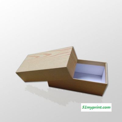 木纹纸盒 天地盖木纹礼品盒厂家专业定制