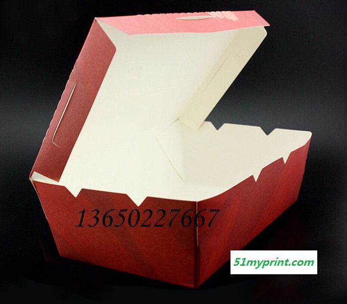 可定制 外卖纸盒 食品沙拉餐盒生产定制 东莞