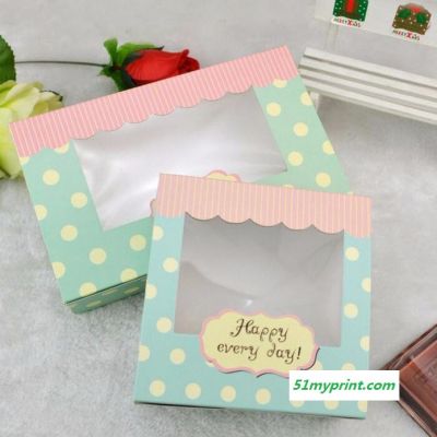 广东专业定制蛋糕蛋挞纸盒，饼干食品纸盒
