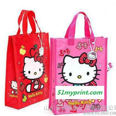 韩国进口 hello kitty凯蒂猫手提袋环保袋手提包竖款