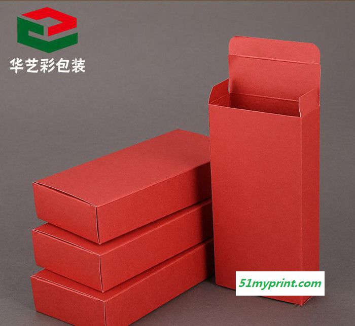 华艺彩厂家专业生产 空白纸包装盒 白卡纸盒 单铜白纸盒工厂定制