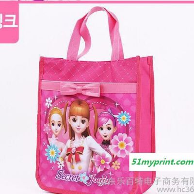 韩国进口手提袋 迪士尼系列啾啾公主蝴蝶结便携袋 饭盒袋