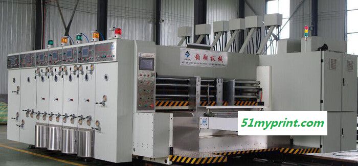 沧州市韵翔纸箱机械主营GYJKM1200X2400型自动印刷开槽模切机 高速水墨印刷开槽机 水墨印刷机