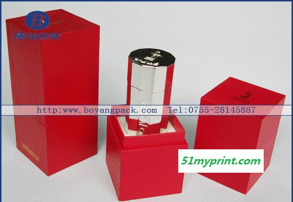 红色香水瓶纸盒【专按客户要求定做的厂家】