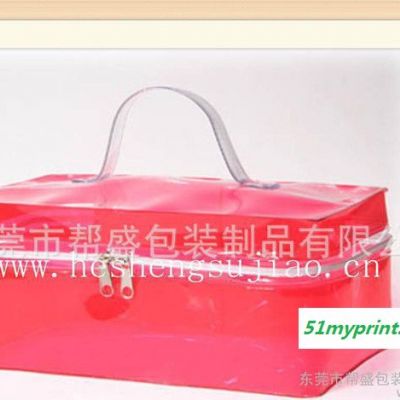 低价出售PVC立体手提袋 精美礼品包装袋 日用品套装袋