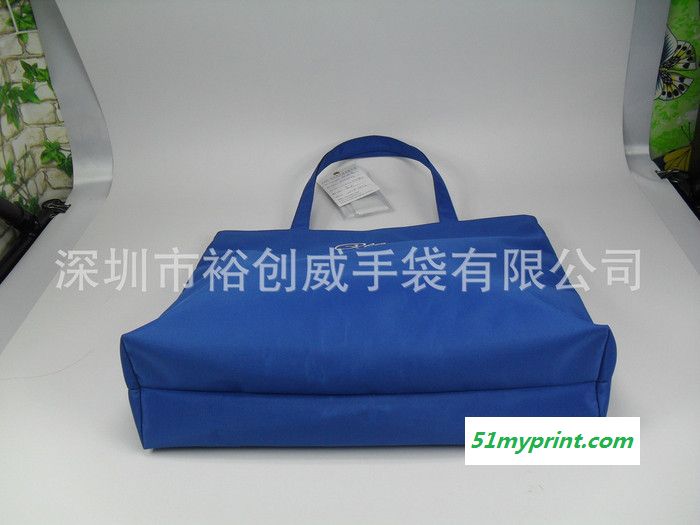 深圳龙岗手袋厂直销 购物袋 米高料手提袋 绣花手提袋