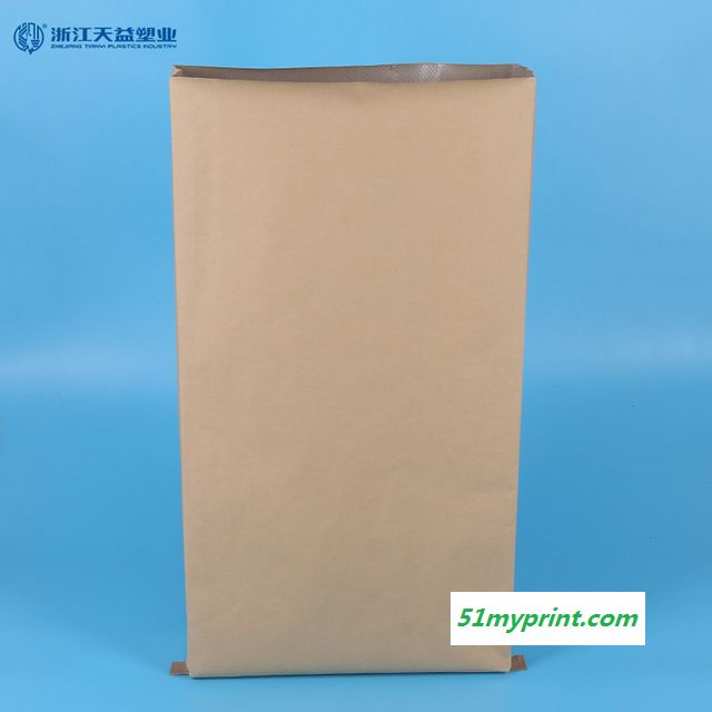 厂家定做纸塑复合内膜编织袋 腻子粉化工袋 空白牛皮纸袋印刷logo