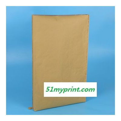 厂家批发中缝纸塑彩印复合袋 化工牛皮纸袋 腻子粉空白包装袋定制