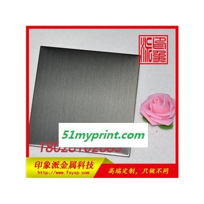 拉丝黑钛亮光装饰板彩色不锈钢拉丝板**不锈钢装饰材料