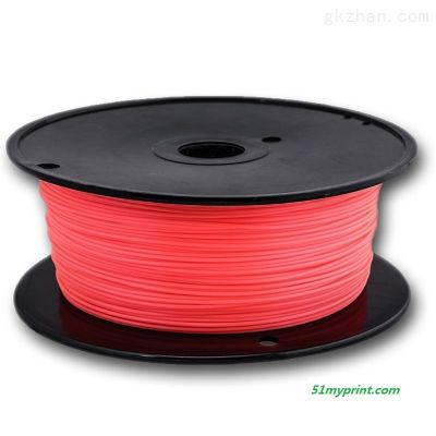 智垒科技 are3D！3D打印耗材 PLA 1.75mm 1kg 红色3D打印现材 红色 1.75m