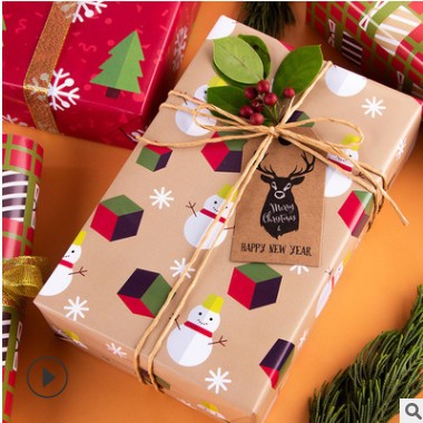 圣诞包装纸 派对礼品包装纸亮面糖果纸 圣诞礼物礼品包装纸批发