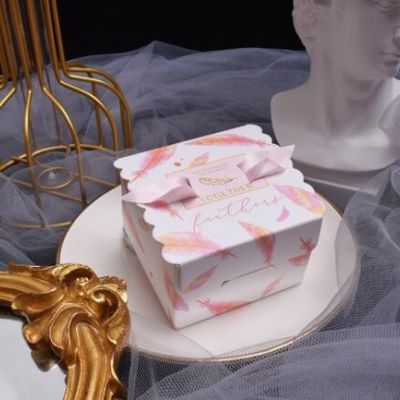 欧式喜糖盒ins风结婚创意喜糖袋糖盒 中式婚礼糖果盒方形喜糖盒子
