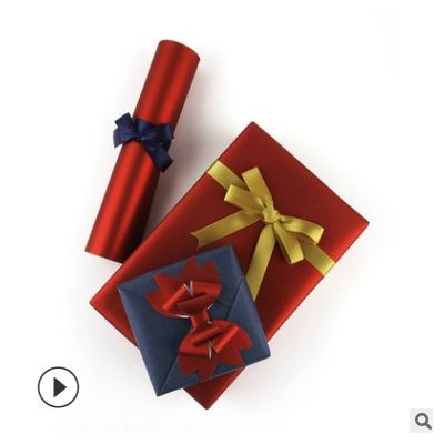 DIY礼物包装纸圣诞节礼品包装纸80克金葱纸双面 背蝴蝶结拉花