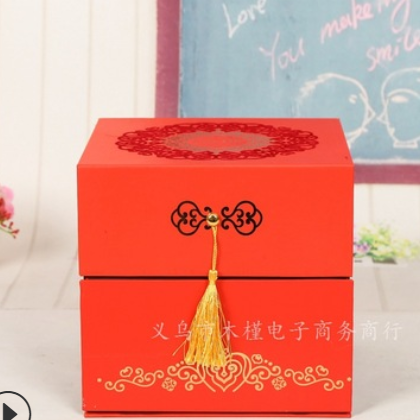 婚庆喜糖高档礼品包装盒高档创意包装彩盒化妆品礼品包装盒定 做