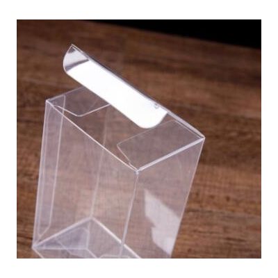 印刷PVC透明盒子长方形折叠塑料化妆品包装盒定制logo方形塑料盒