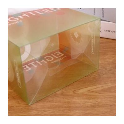 彩印广告礼品包装pvc盒 透明磨砂化妆品彩盒 通用折叠pet盒批发