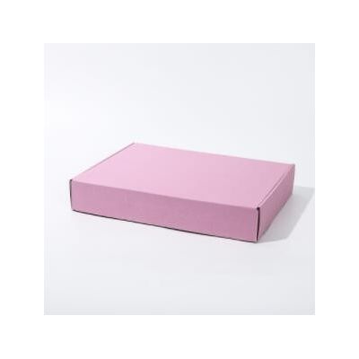 源头厂家飞机盒 粉色满版水印 内白纸盒 服装 礼品 饰品 内衣盒