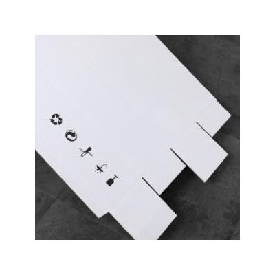 白纸板白色可折叠上盖下插式收纳纸盒厂家定制批发包装盒包装纸箱