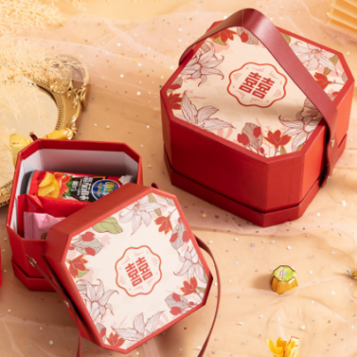结婚伴手礼喜糖盒婚礼糖果盒2021新款糖果盒子创意礼物手提喜糖盒