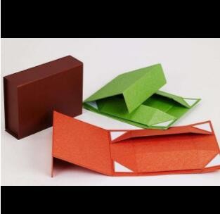 手工牛皮纸盒食品礼品包装盒折叠一片式天地盖彩盒丝带磁铁包装盒
