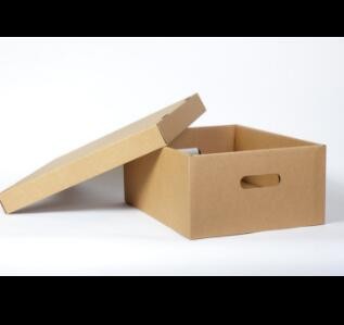 牛皮纸质折叠特大号收纳箱公司档案盒瓦楞收纳纸盒有盖搬家整理箱
