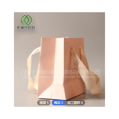 手挽袋礼品纸袋订做小清新礼盒配套纸袋广州厂家免费设计手提袋