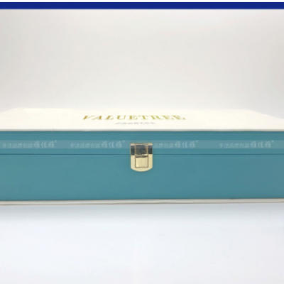 可印刷品质PU皮质化妆品皮盒套盒 美容院套盒冻干粉盒面膜盒粉盒