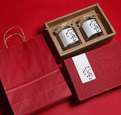 蜂蜜礼盒玻璃瓶新年蜂蜜包装果酱花茶红糖燕窝礼盒阿胶糕茶叶包装