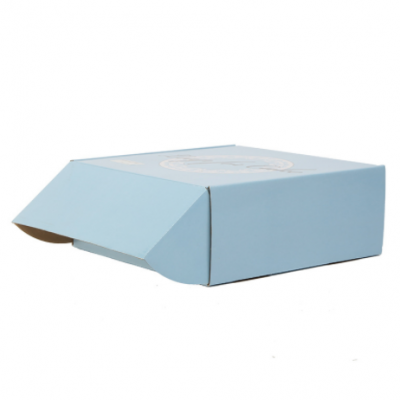 牛皮纸灰底白板飞机式男女衣服盒鞋盒运输盒瓦楞盒定制包装盒