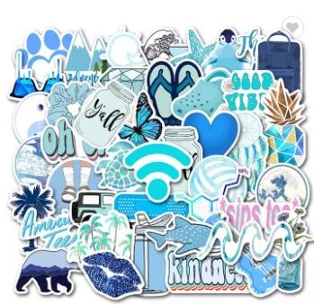 50pcs Custom Logo Kawaii Cute Waterproof Pvc Vinyl Cartoon Laptop Decorative Sticker For Kids Journa / 3